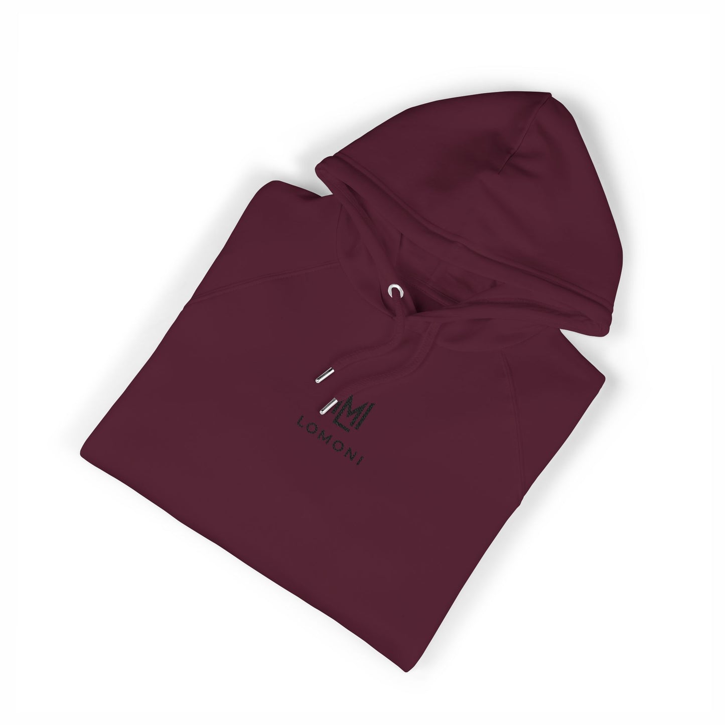 Minimalist Embroidered Eco Hoodie – Small Chest Logo