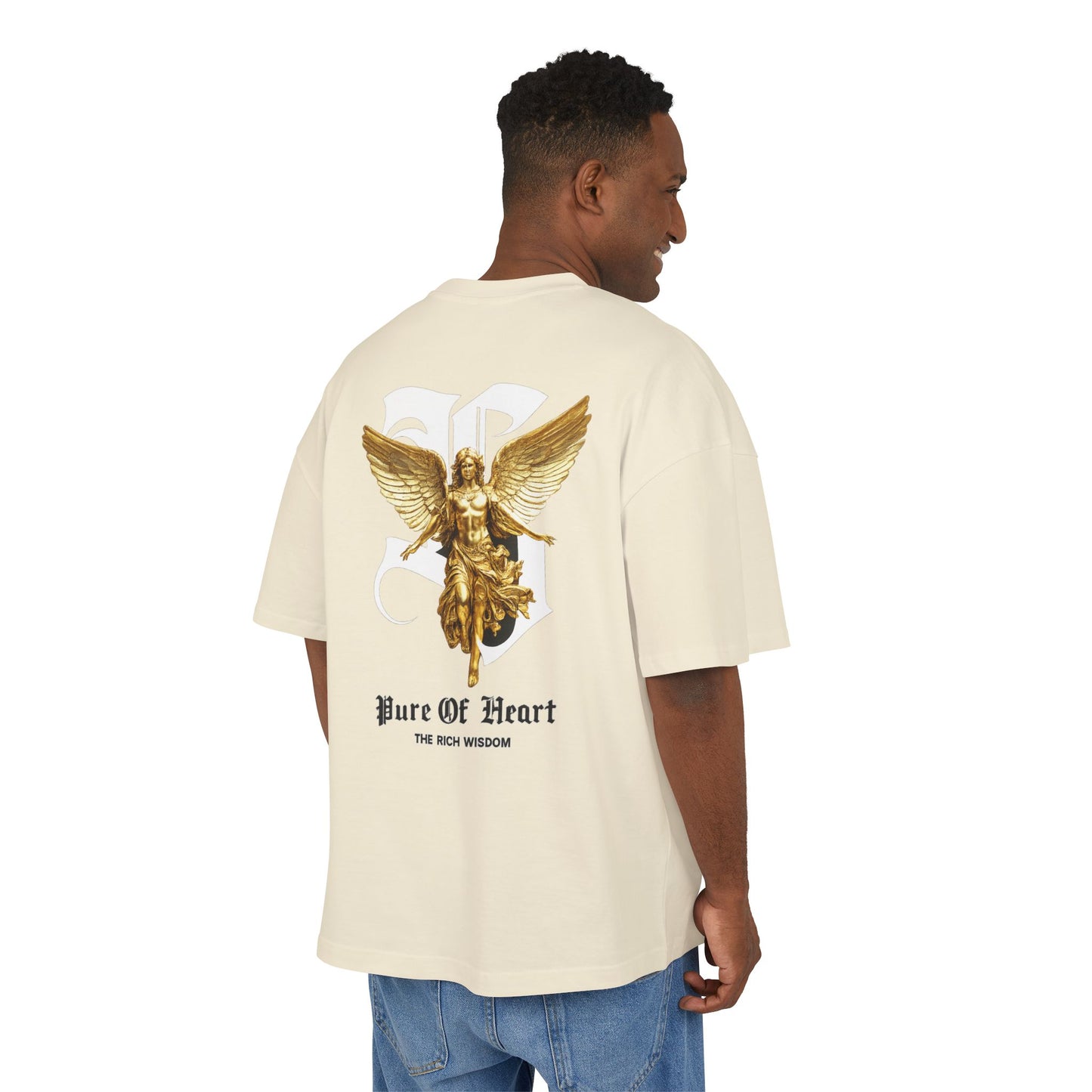 LOMONI "Pure of Heart" Ultra-Heavy 300GSM Boxy Oversized Tee
