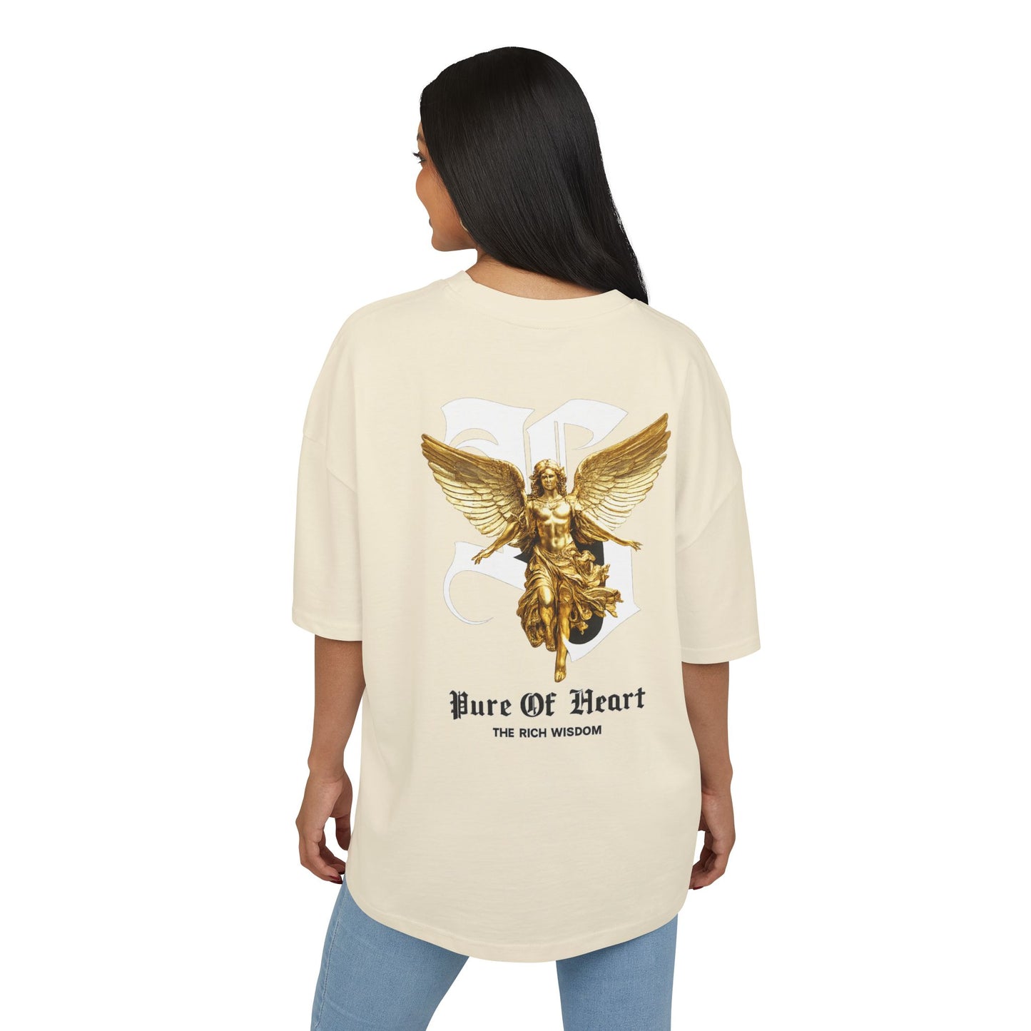 LOMONI "Pure of Heart" Ultra-Heavy 300GSM Boxy Oversized Tee