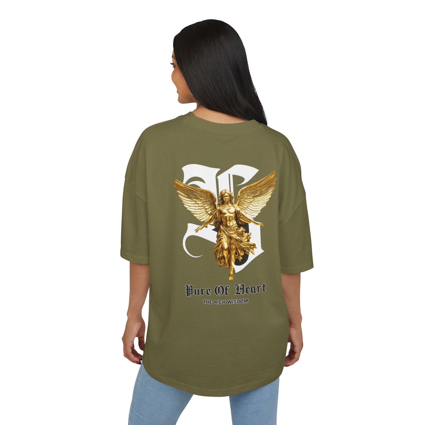 LOMONI "Pure of Heart" Ultra-Heavy 300GSM Boxy Oversized Tee