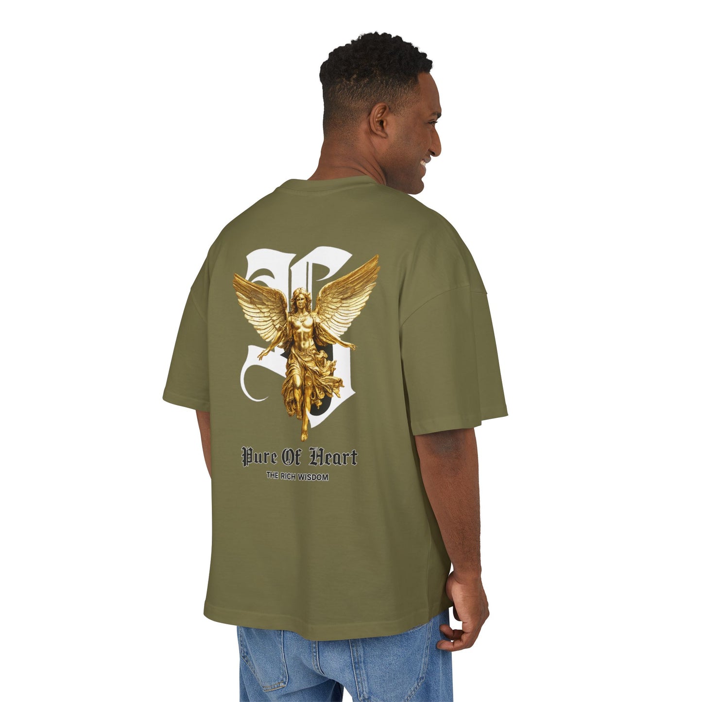 LOMONI "Pure of Heart" Ultra-Heavy 300GSM Boxy Oversized Tee