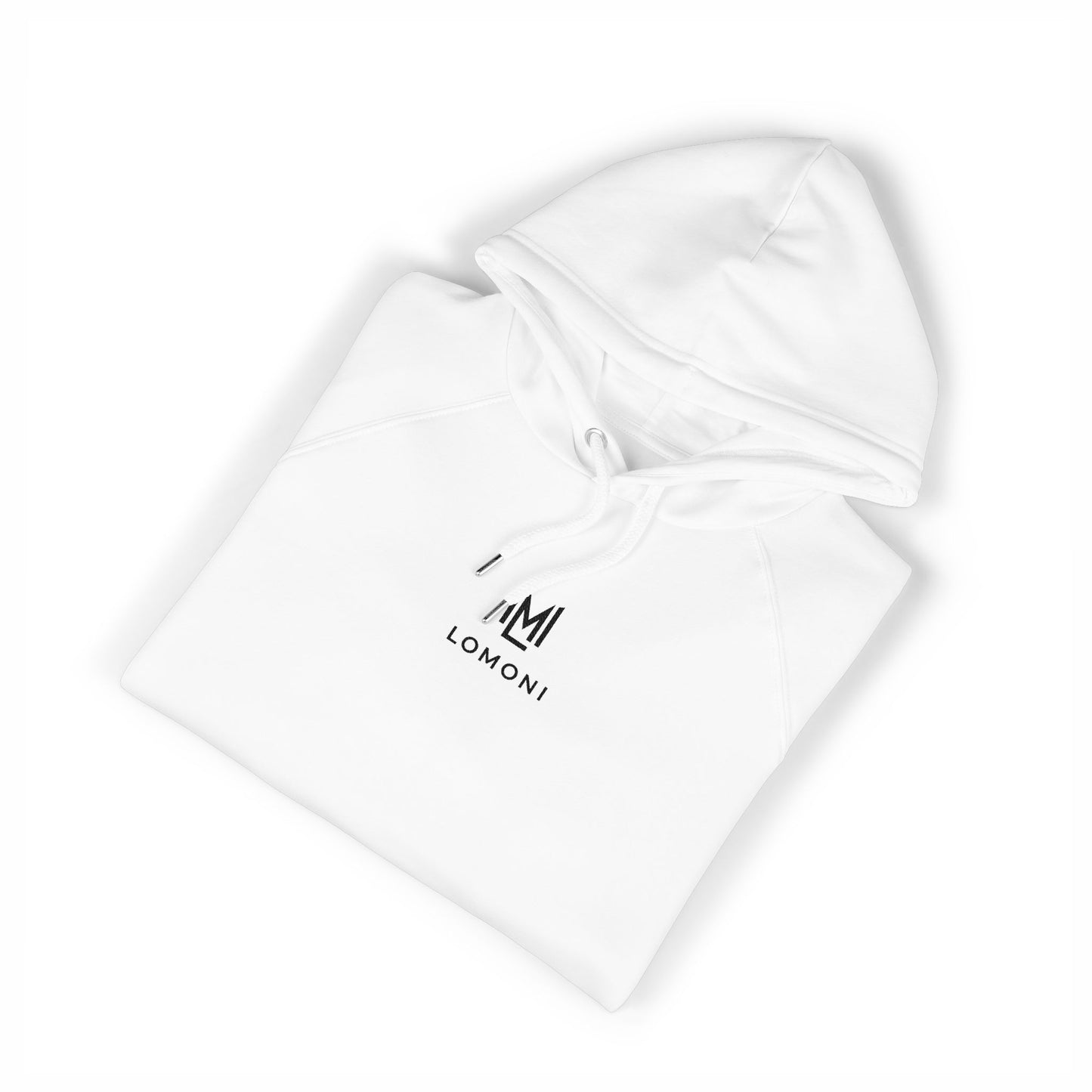 Minimalist Embroidered Eco Hoodie – Small Chest Logo