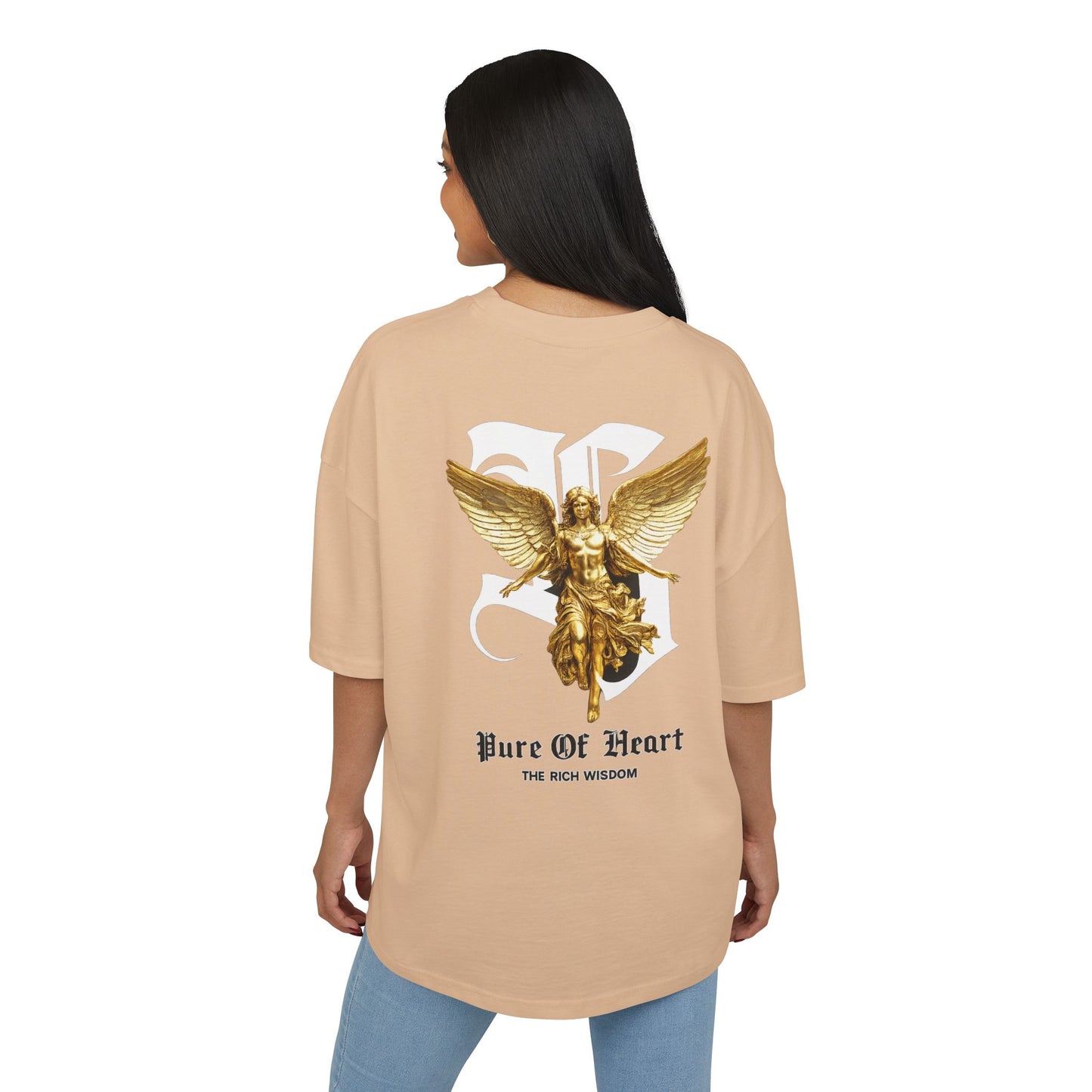 LOMONI "Pure of Heart" Ultra-Heavy 300GSM Boxy Oversized Tee