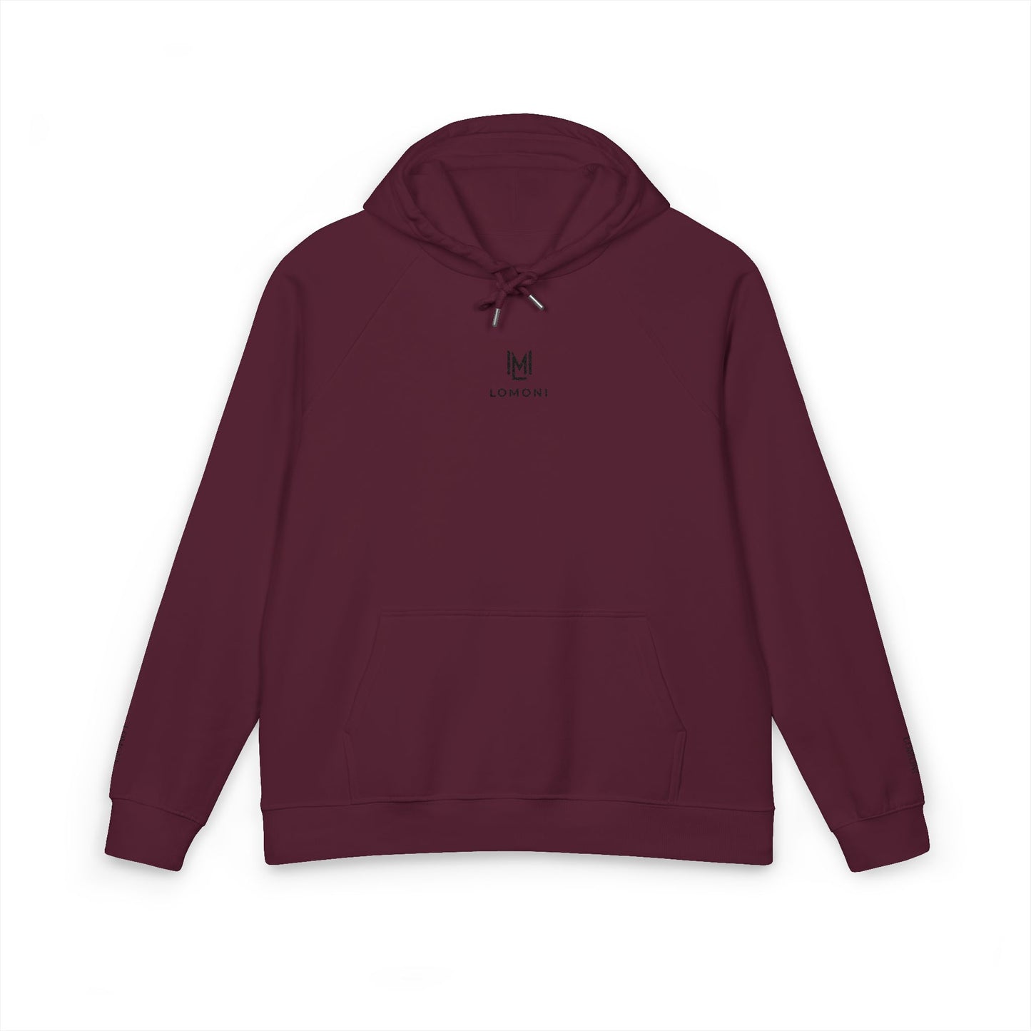 Minimalist Embroidered Eco Hoodie – Small Chest Logo