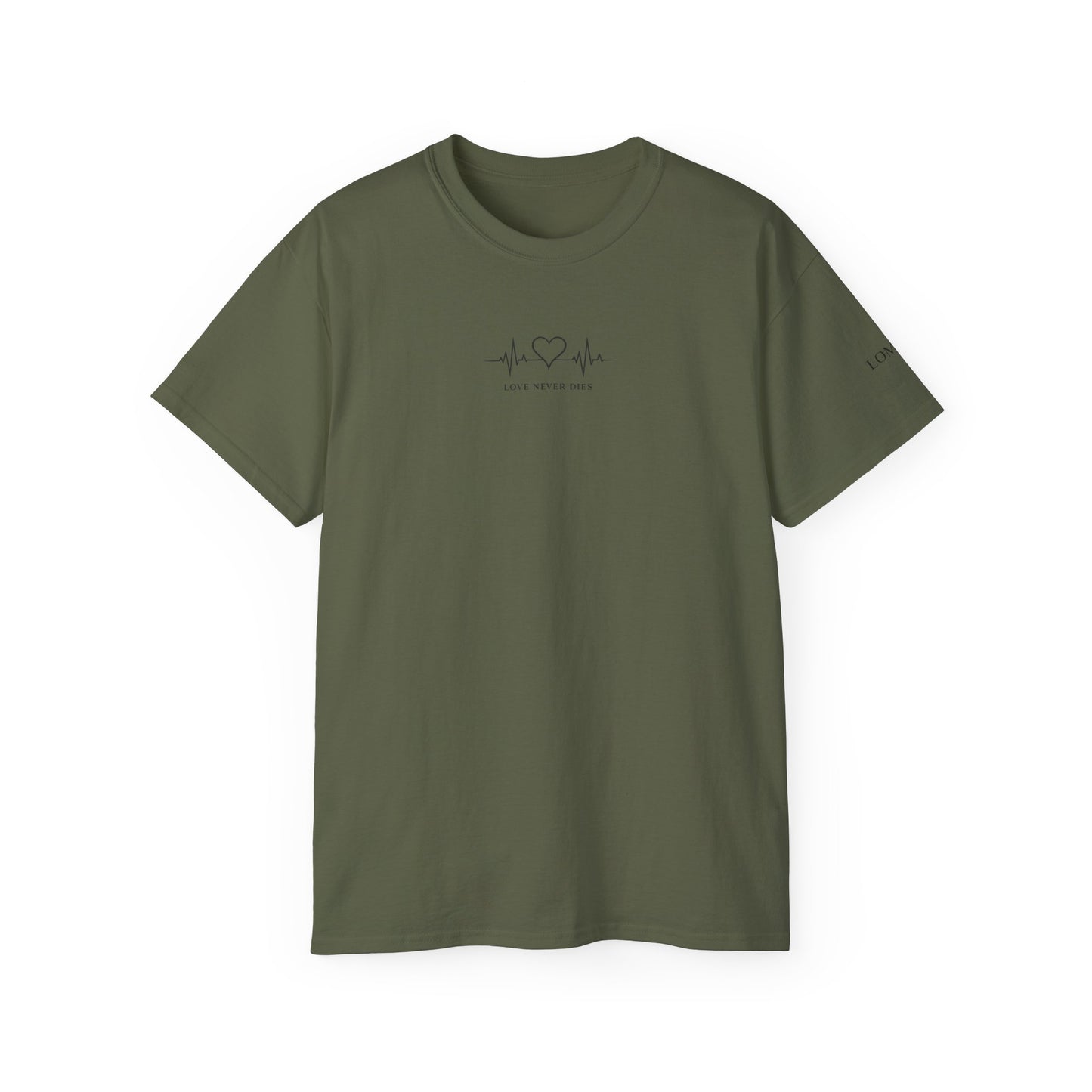 Heartbeat EKG Tee — 'Love & Music' Minimal Graphic T-Shirt