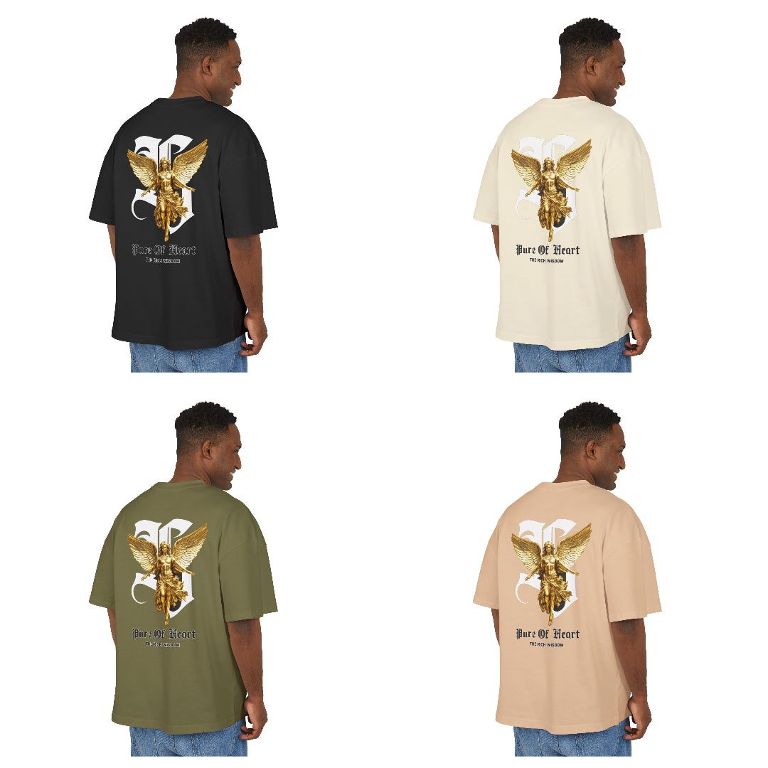LOMONI "Pure of Heart" Ultra-Heavy 300GSM Boxy Oversized Tee