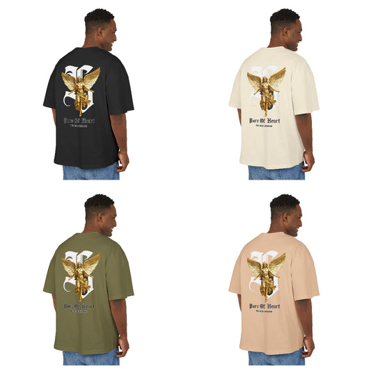 LOMONI "Pure of Heart" Ultra-Heavy 300GSM Boxy Oversized Tee