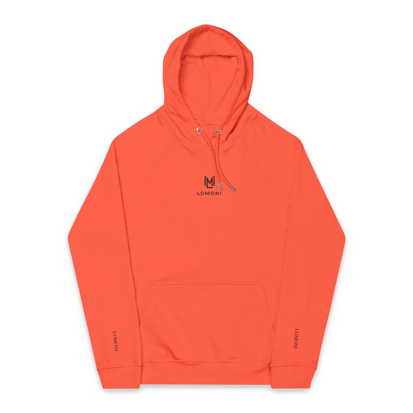 Minimalist Embroidered Eco Hoodie – Small Chest Logo