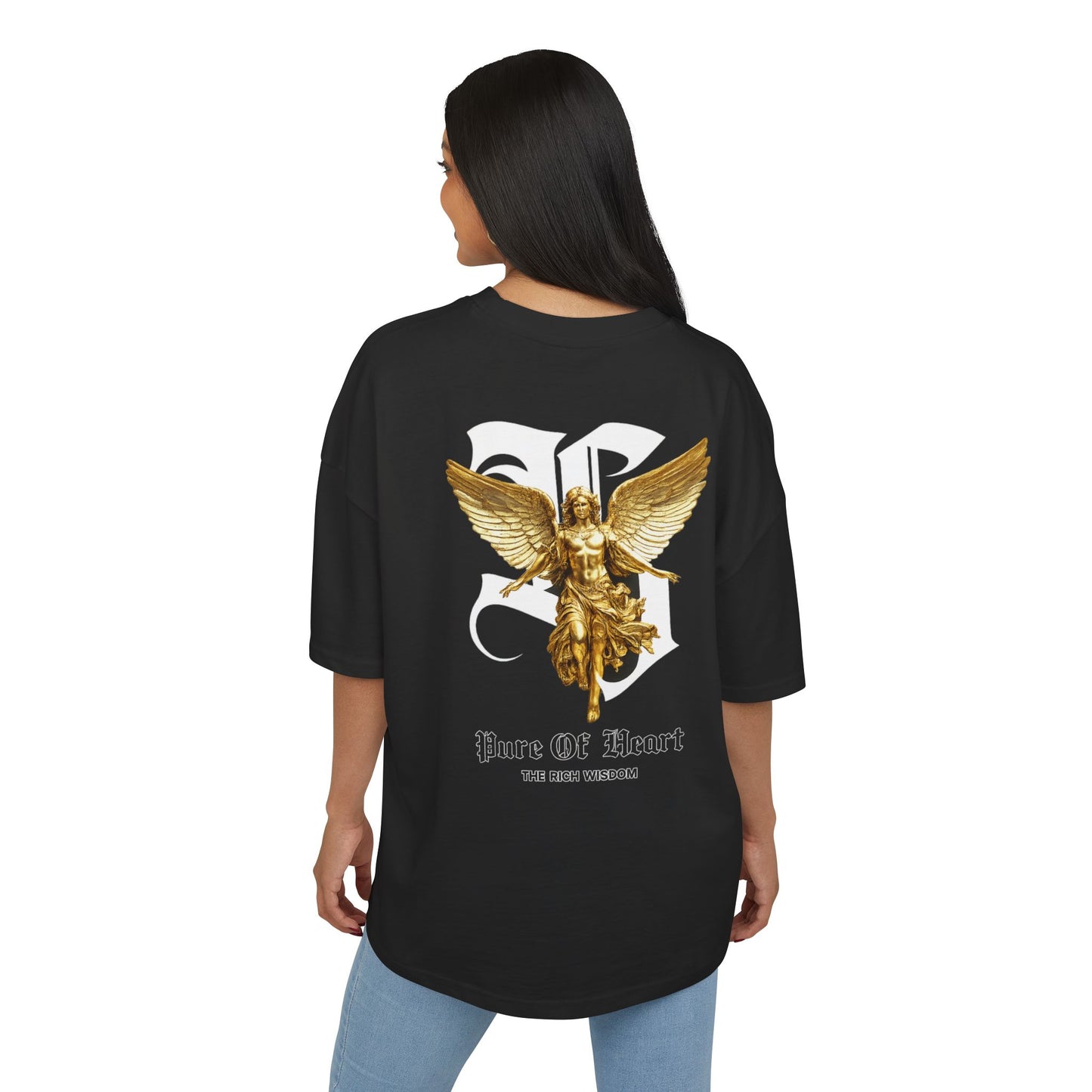 LOMONI "Pure of Heart" Ultra-Heavy 300GSM Boxy Oversized Tee