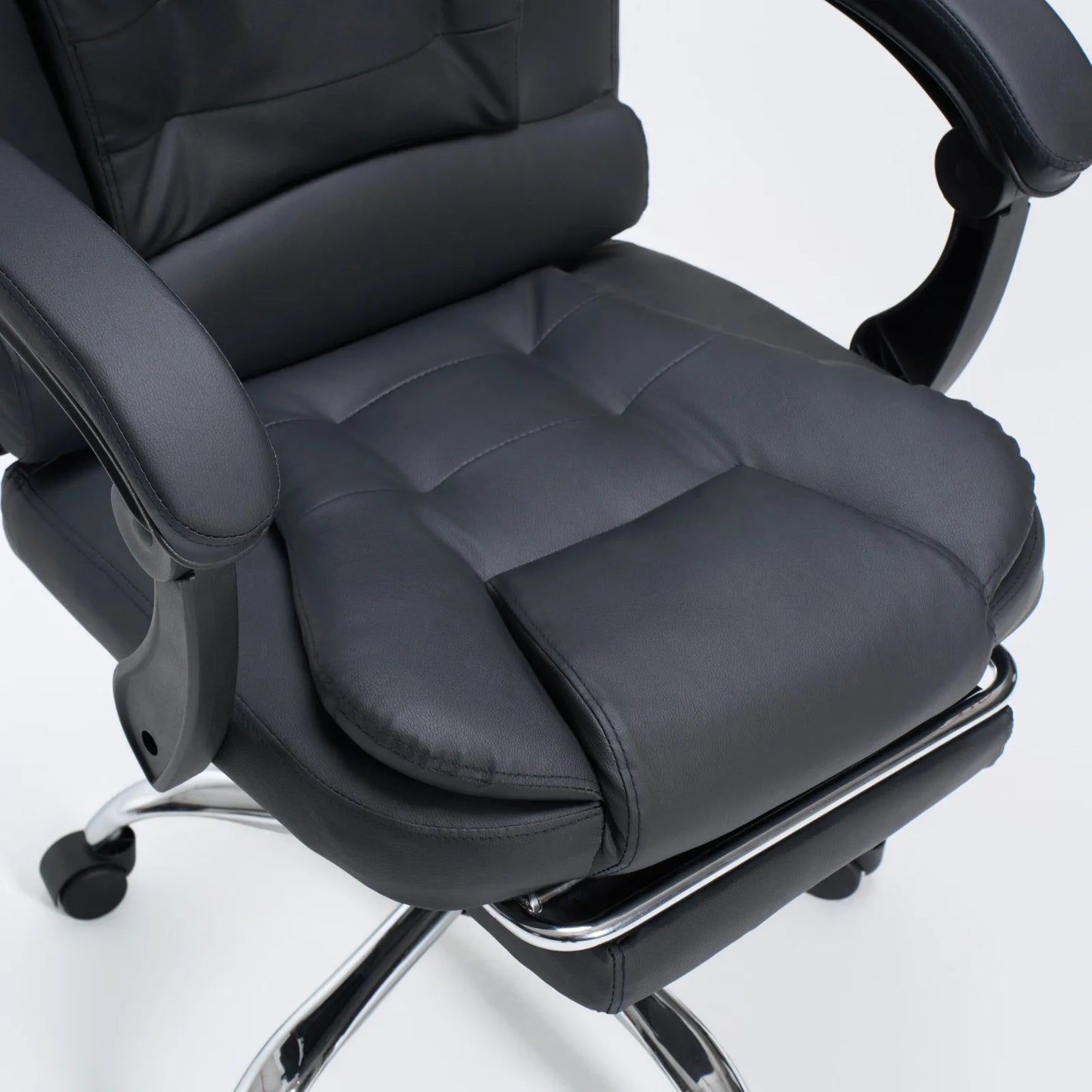 RMF Professional Reclining Office Ergonomic Chair, Chair desk Comfortable and Relaxing Seat with Footrest-Relax Chair with Swivel Wheels Adjustable Height