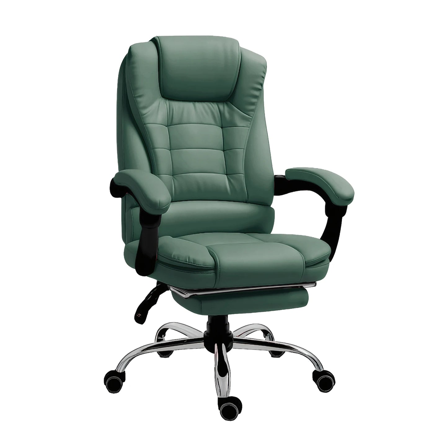 RMF Professional Reclining Office Ergonomic Chair, Chair desk Comfortable and Relaxing Seat with Footrest-Relax Chair with Swivel Wheels Adjustable Height
