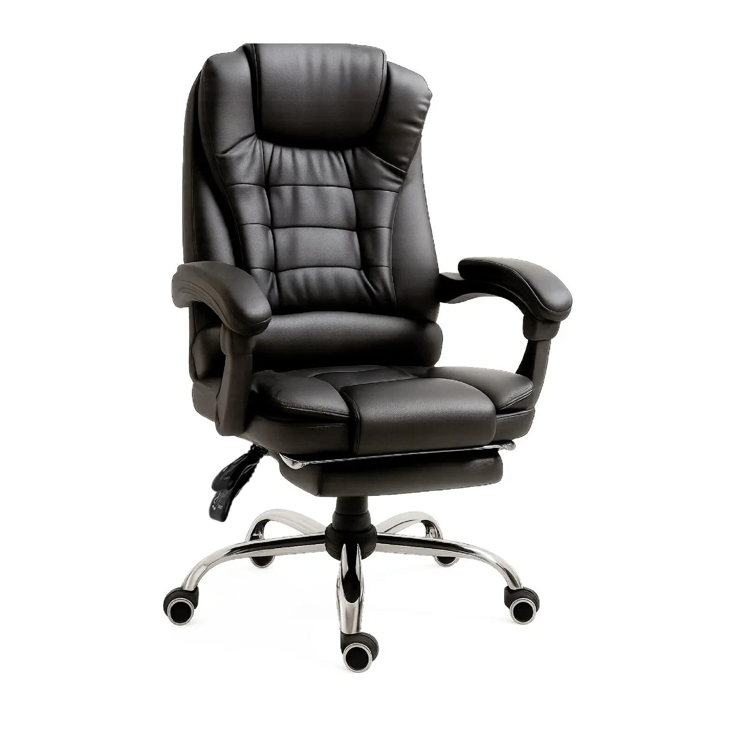 RMF Professional Reclining Office Ergonomic Chair, Chair desk Comfortable and Relaxing Seat with Footrest-Relax Chair with Swivel Wheels Adjustable Height
