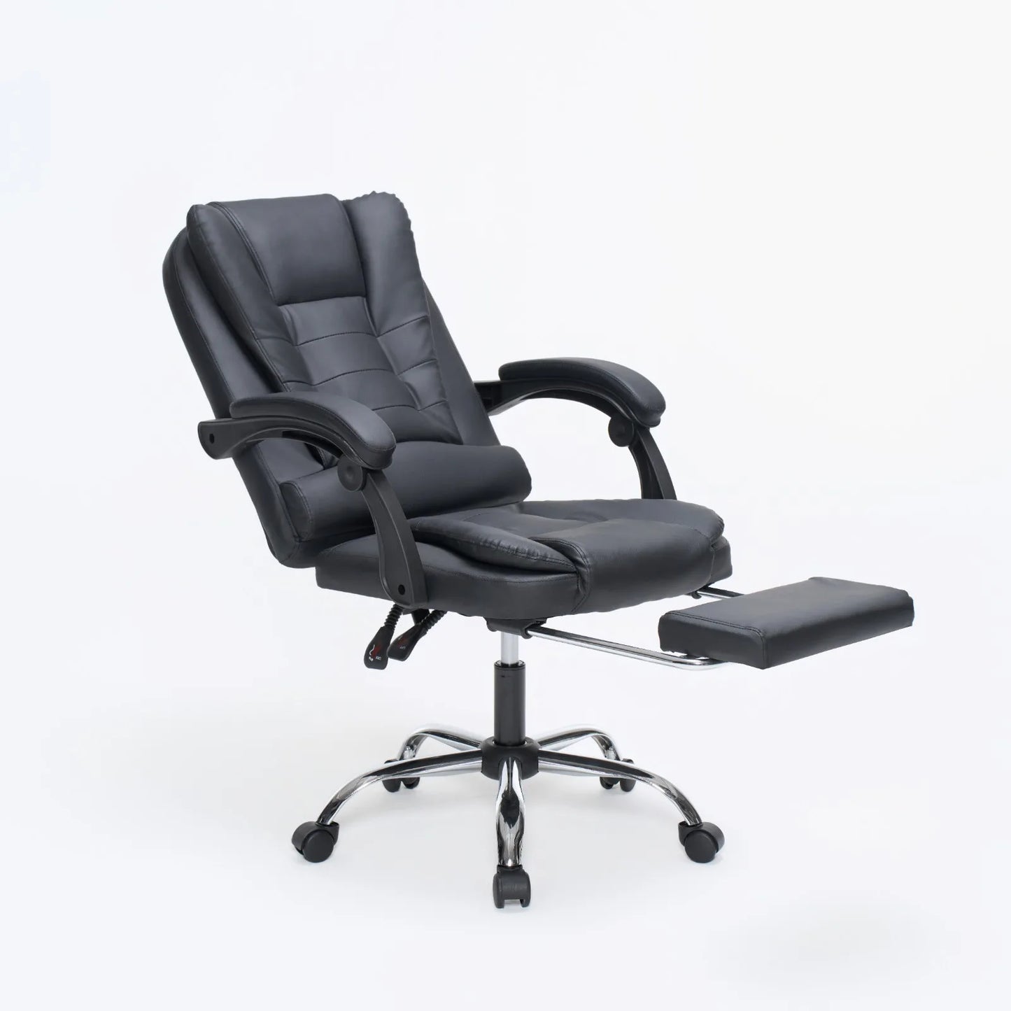 RMF Professional Reclining Office Ergonomic Chair, Chair desk Comfortable and Relaxing Seat with Footrest-Relax Chair with Swivel Wheels Adjustable Height