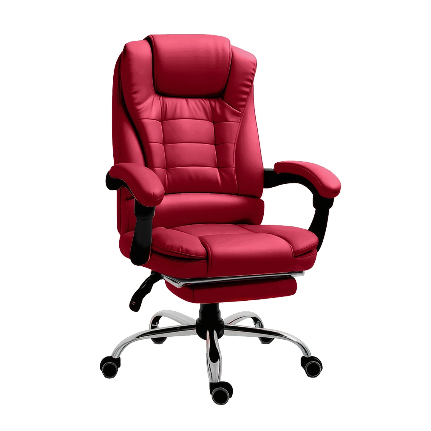 RMF Professional Reclining Office Ergonomic Chair, Chair desk Comfortable and Relaxing Seat with Footrest-Relax Chair with Swivel Wheels Adjustable Height