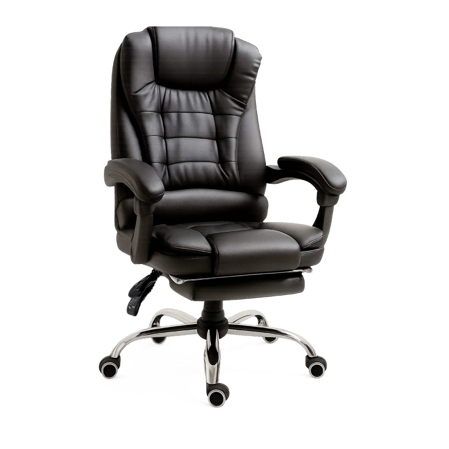RMF Professional Reclining Office Ergonomic Chair, Chair desk Comfortable and Relaxing Seat with Footrest-Relax Chair with Swivel Wheels Adjustable Height