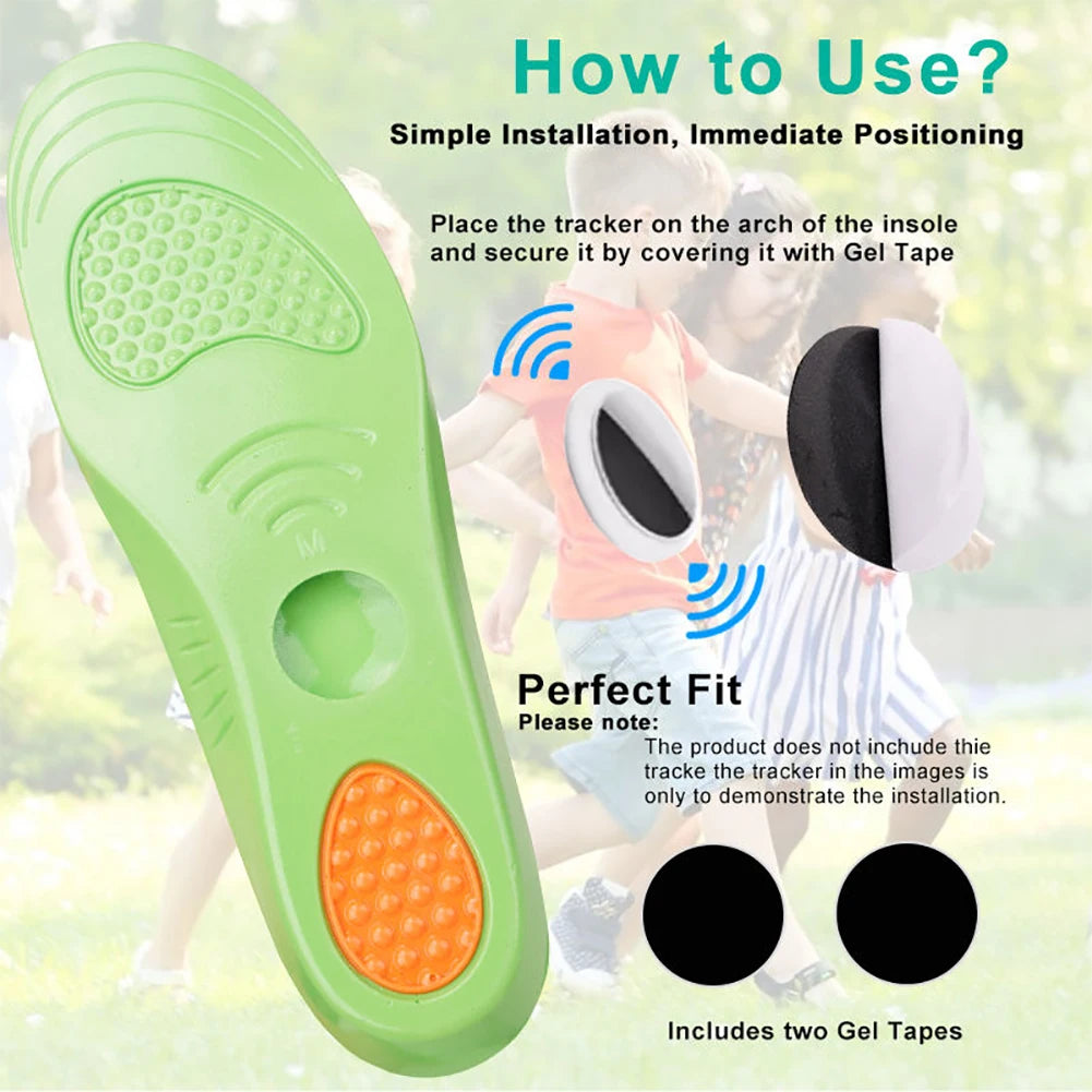 Anti-Lost Tracker Shoe Insoles for Airtag Hidden Holder PU Sport Case GPS Tracker Children Elderly Daily Walking Travel Safety