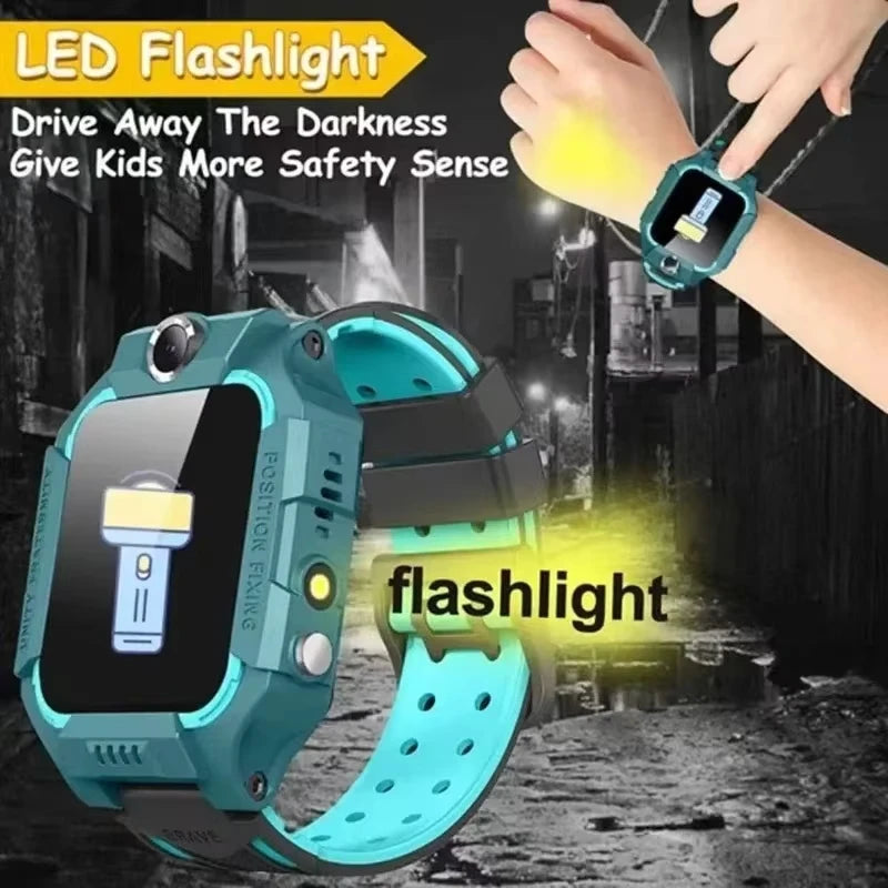 XIAOMI 2026 Kids GPS Smart Watch 5G Location SIM Card SOS Smart Watch Camera Waterproof Watch Gift For Android Child Gift