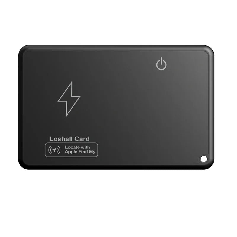 Mini Wallet Tracker Card Wireless Charging Tracking Location Waterproof GPS Locator Work with Apple Find My App Tracker for IOS