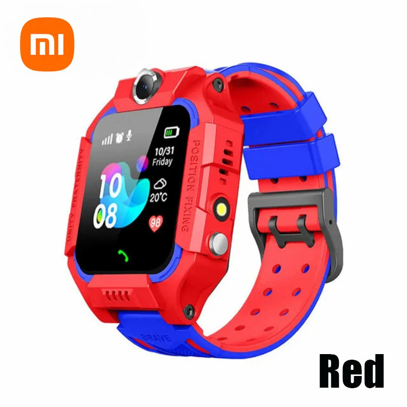 XIAOMI 2026 Kids GPS Smart Watch 5G Location SIM Card SOS Smart Watch Camera Waterproof Watch Gift For Android Child Gift