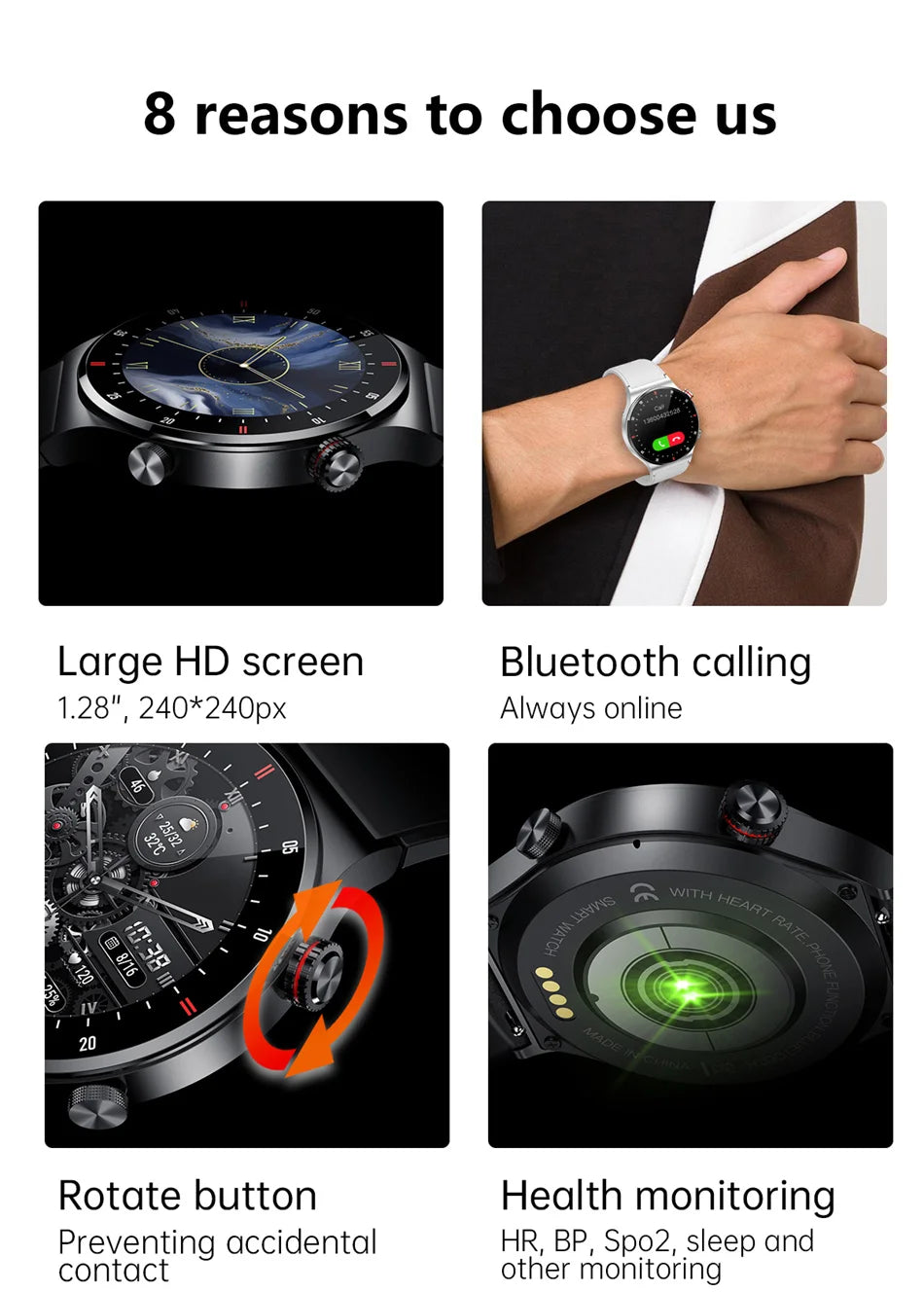 For Huawei GPS NFC ECG+PPG Smart Watch Men Bluetooth Call Fitness Tracker 100+ Sports Mode IP68 Waterproof Smartwatch Man 2025