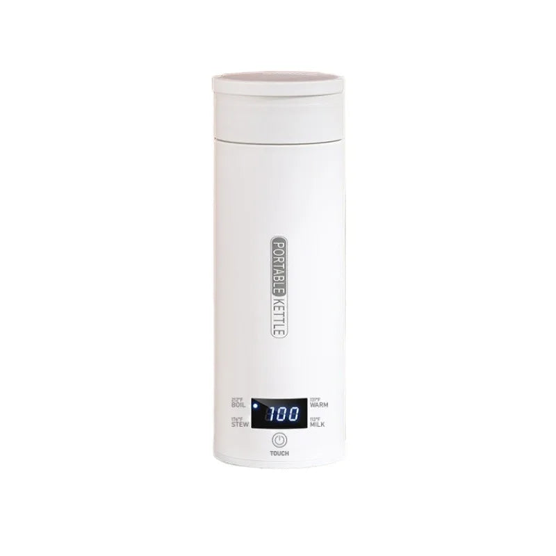JFBONIN Electric Kettles Portable Tea Coffee Kettle Travel Boil Water Thermal Cup Anti-Scald Water Bottle