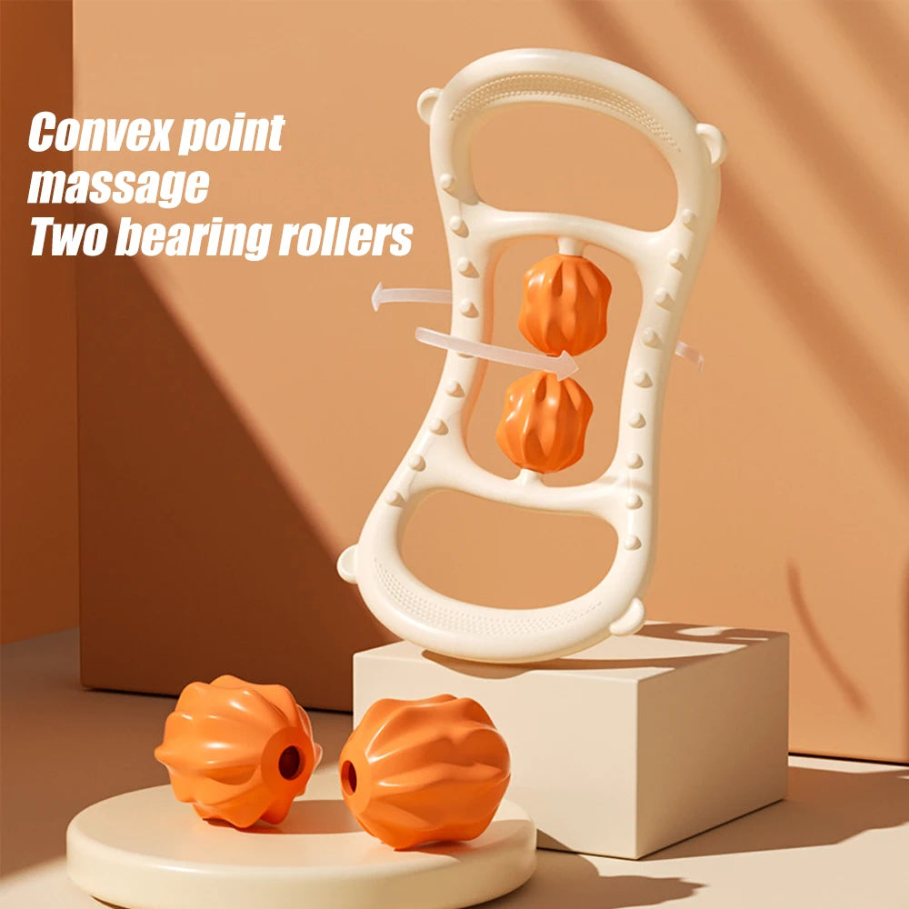 Massage Roller for Neck Thigh Calf and Leg, Personal Muscle Handheld Deep Tissue Trigger Point Foam Myofacial Tools Pro Recovery