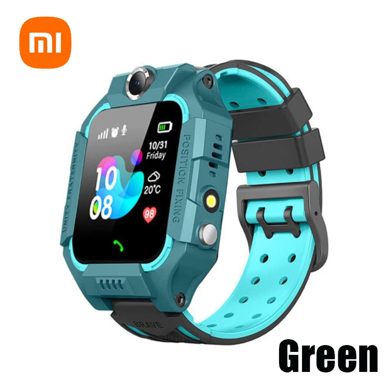 XIAOMI 2026 Kids GPS Smart Watch 5G Location SIM Card SOS Smart Watch Camera Waterproof Watch Gift For Android Child Gift