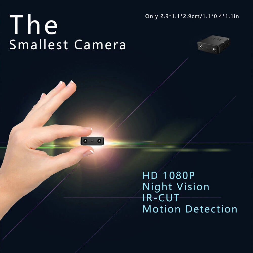 Full HD 1080P Mini Camera XD Infrared Night Vision Camera IR-CUT Motion Detection Security Camcorder Sport DV DVR Video Recorder