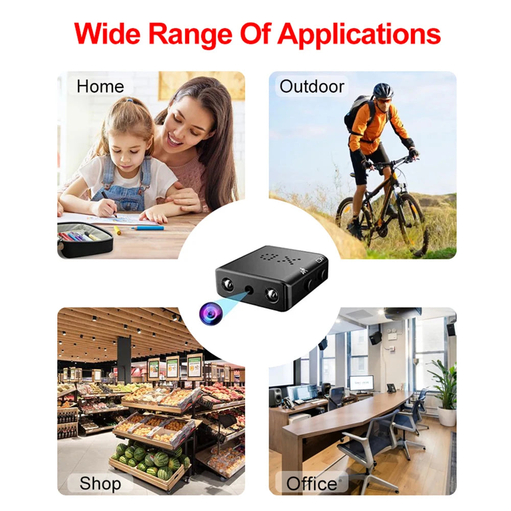 Full HD 1080P Mini Camera XD Infrared Night Vision Camera IR-CUT Motion Detection Security Camcorder Sport DV DVR Video Recorder