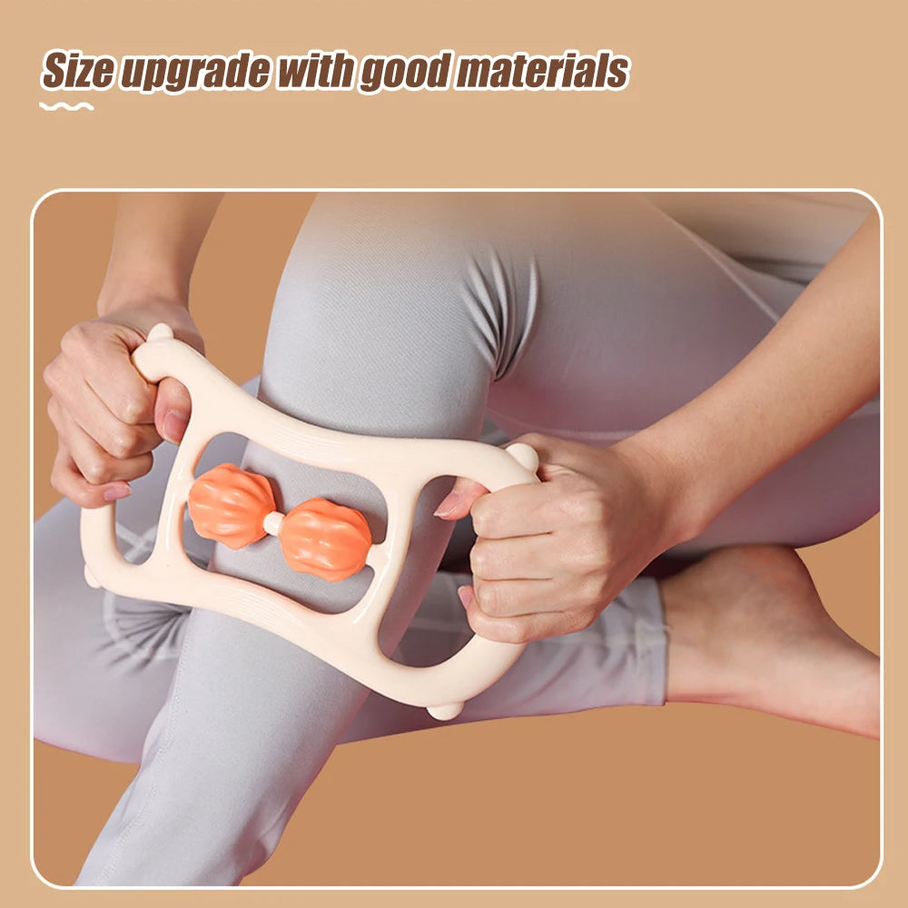 Massage Roller for Neck Thigh Calf and Leg, Personal Muscle Handheld Deep Tissue Trigger Point Foam Myofacial Tools Pro Recovery