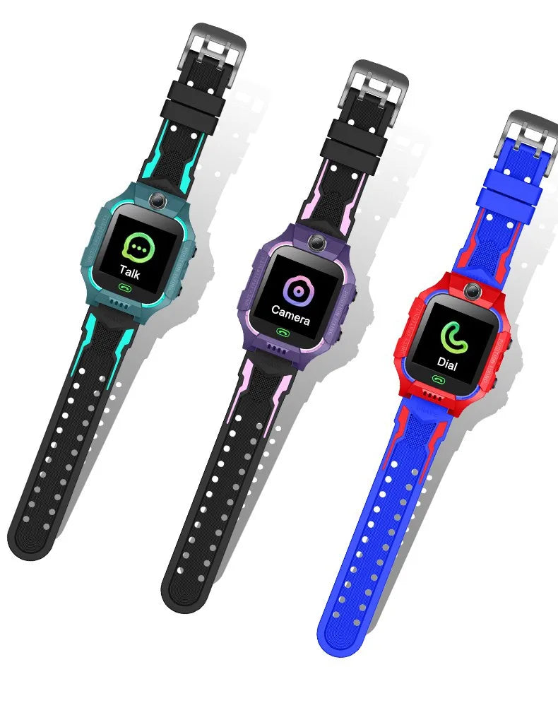 2026 New 2G Kids Smart Watch Sim Card Call HD Camera GPS Location SOS IP68 Waterproof LED Flashlight Smart Watch Boys Girls Ht23