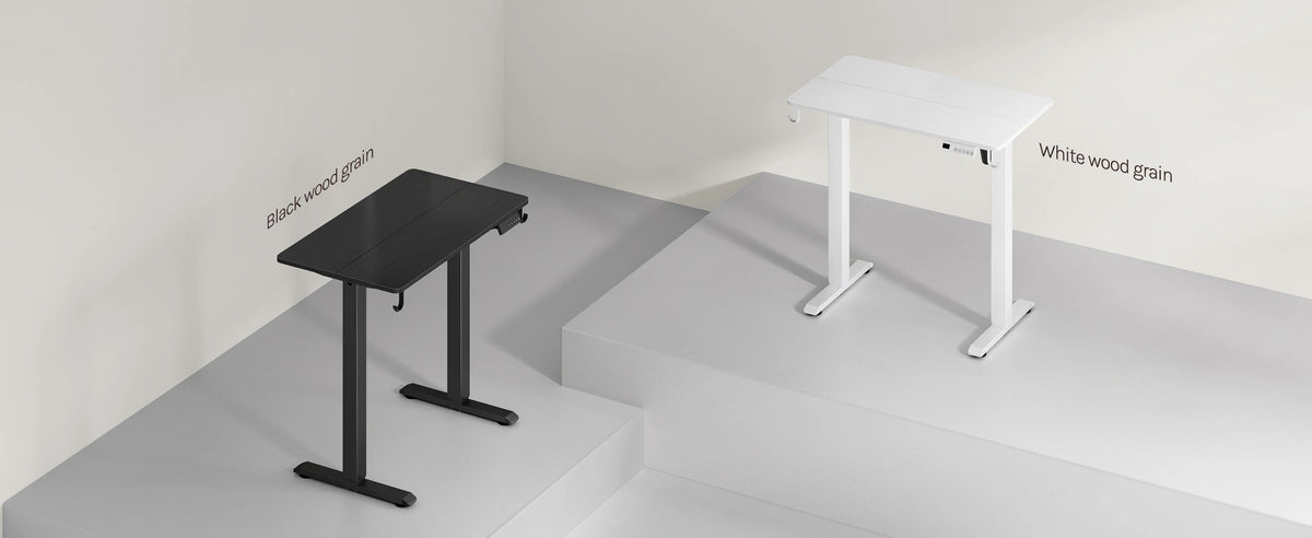 WOLTU Height-Adjustable Computer Desk Electric Gaming Table with 3 Memory Heights Collision Protection for Home Office Study