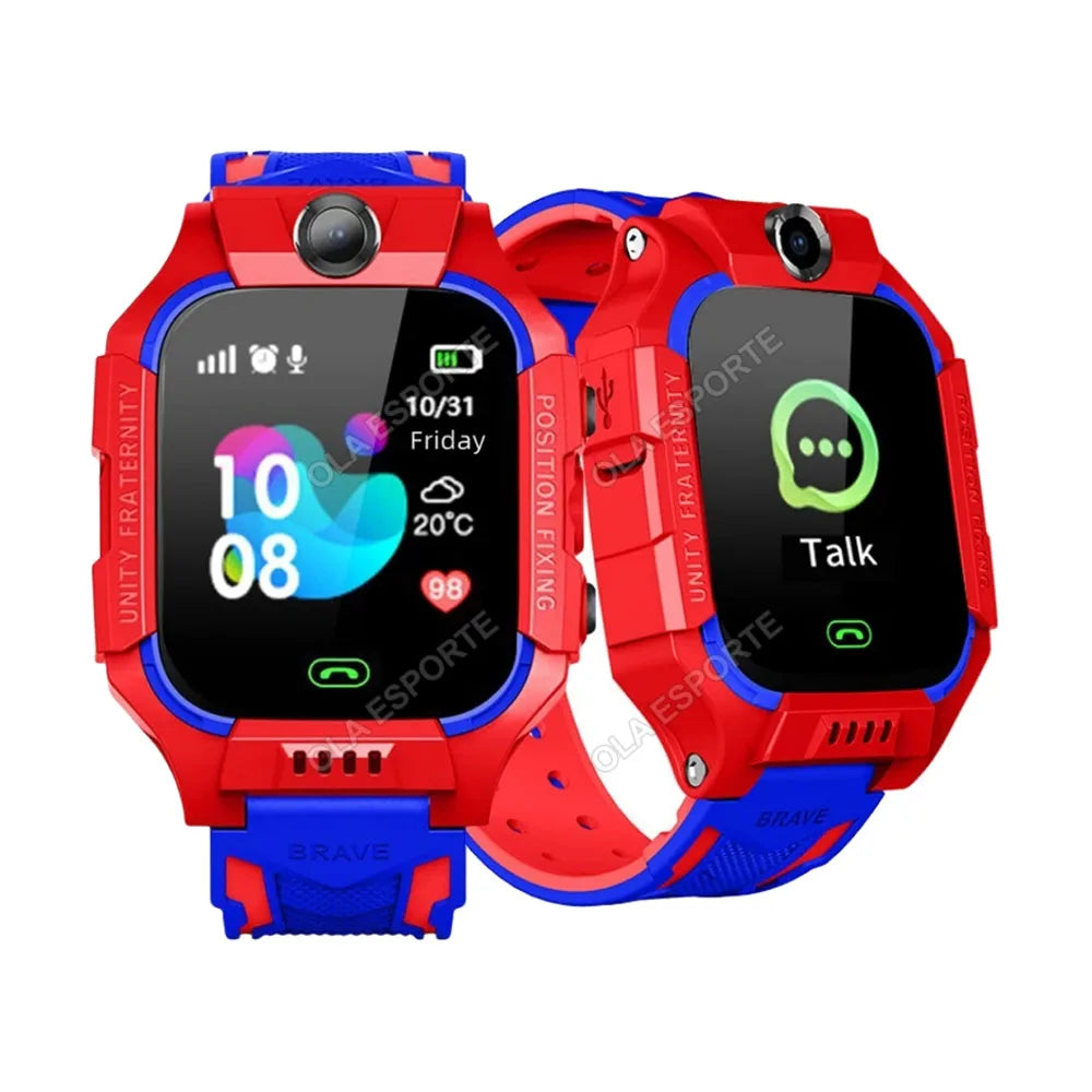 2026 New 2G Kids Smart Watch Sim Card Call HD Camera GPS Location SOS IP68 Waterproof LED Flashlight Smart Watch Boys Girls Ht23