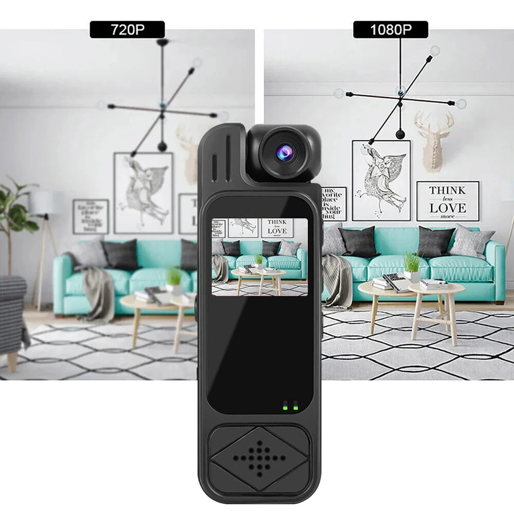 HD 1080P Mini Camera Portable Digital Video Recorder Worn Police Small Body Cam Infrared Night Vision Sports DV Camcorders