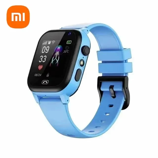 XIAOMI 2026 Kids GPS Smart Watch 5G Location SIM Card SOS Smart Watch Camera Waterproof Watch Gift For Android Child Gift