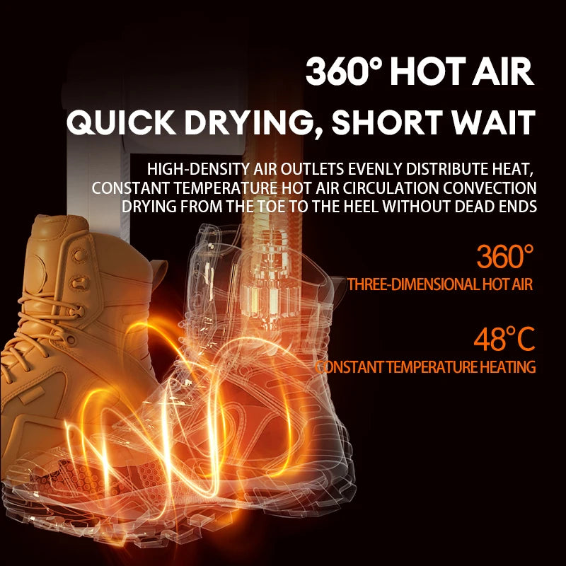 220V Shoe dryer Electric drying Dual V Bracker Foot Boot dryer Fast Smart Display Shoes Dry Constant Temperature Boot dryer EU