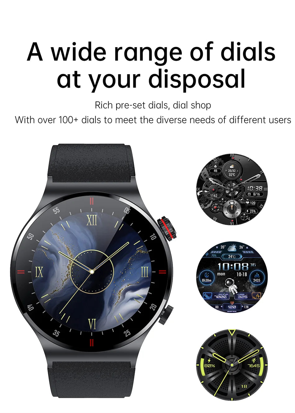 For Huawei GPS NFC ECG+PPG Smart Watch Men Bluetooth Call Fitness Tracker 100+ Sports Mode IP68 Waterproof Smartwatch Man 2025