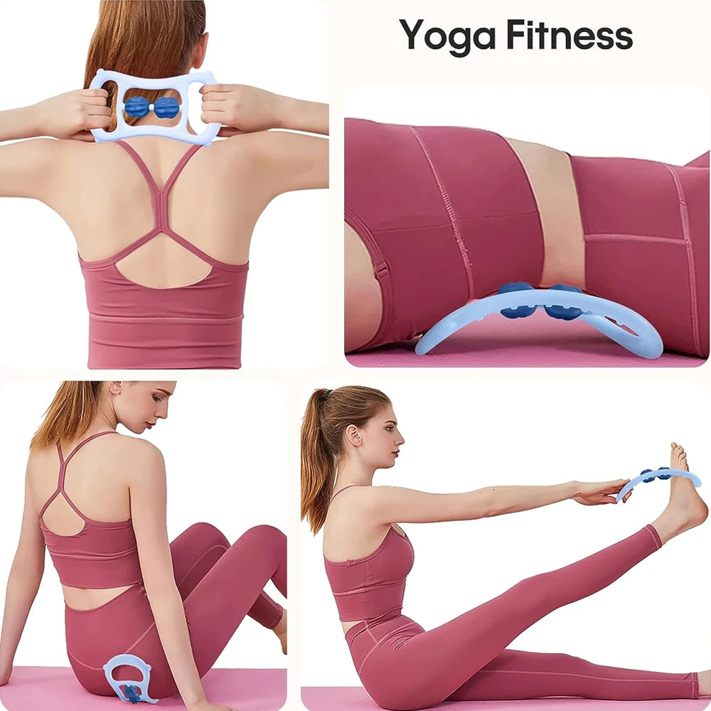Massage Roller for Neck Thigh Calf and Leg, Personal Muscle Handheld Deep Tissue Trigger Point Foam Myofacial Tools Pro Recovery