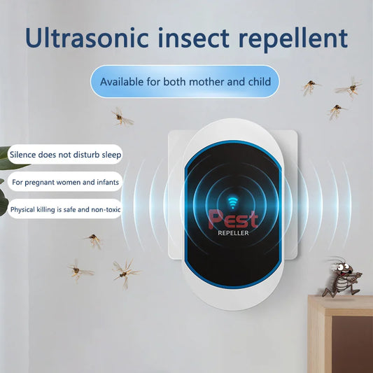 Ultrasonic Electronic Insect Repellent And Mouse Repellent Household Insect Repellent Mini Silent Safe Plug Electric 2026 New