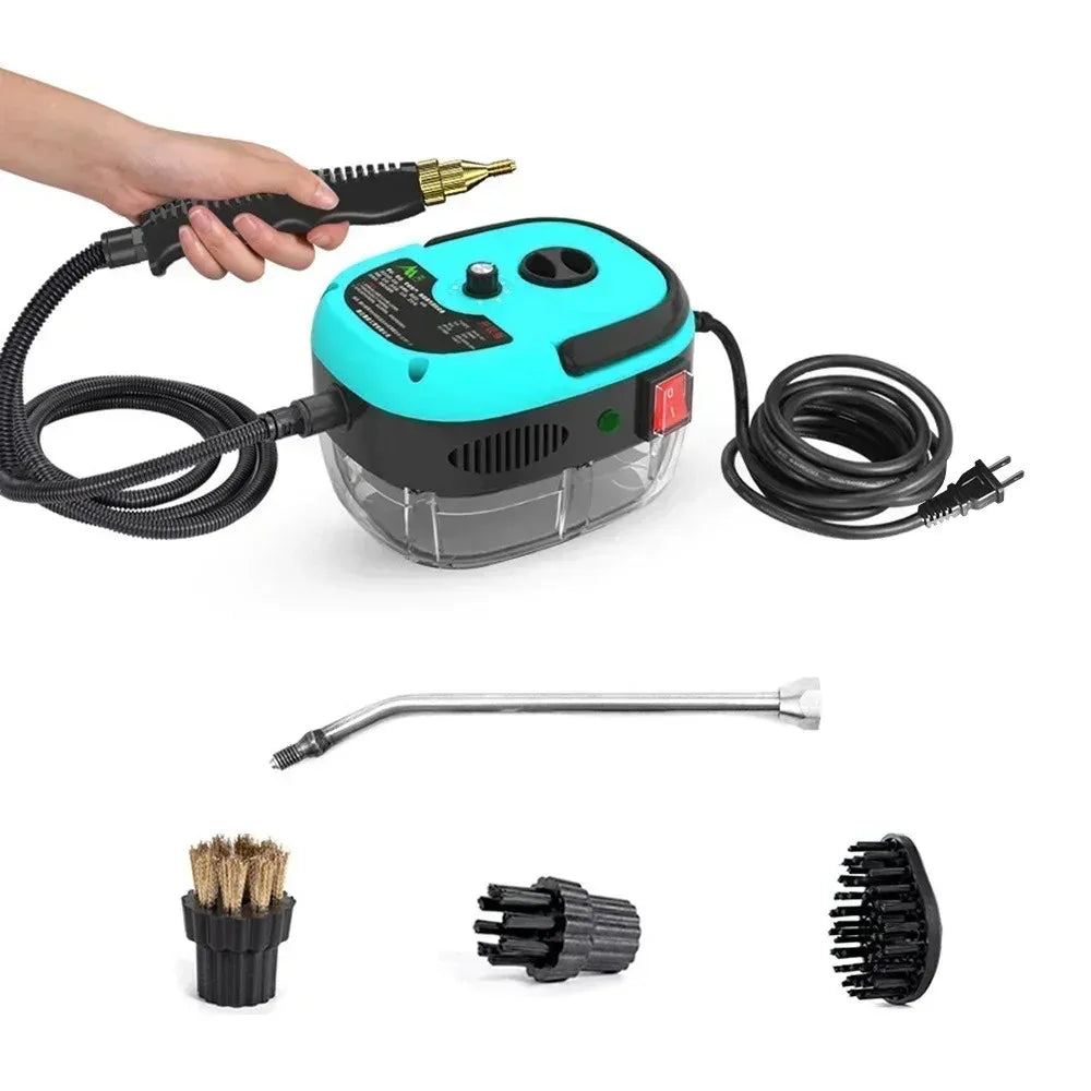 2500W Handheld Steam Cleaner High and Temperature Air Conditioner Kitchen Hood Car Steam Clean Machine Floor and More Cleaning