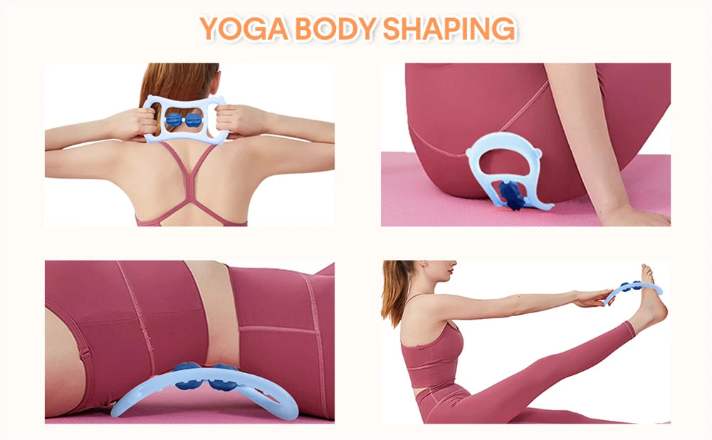 Massage Roller for Neck Thigh Calf and Leg, Personal Muscle Handheld Deep Tissue Trigger Point Foam Myofacial Tools Pro Recovery